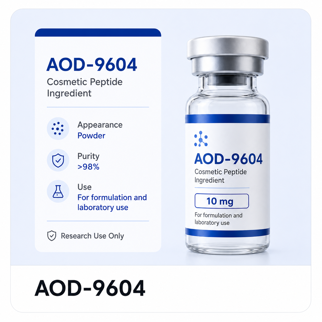 AOD-9604 research peptide product