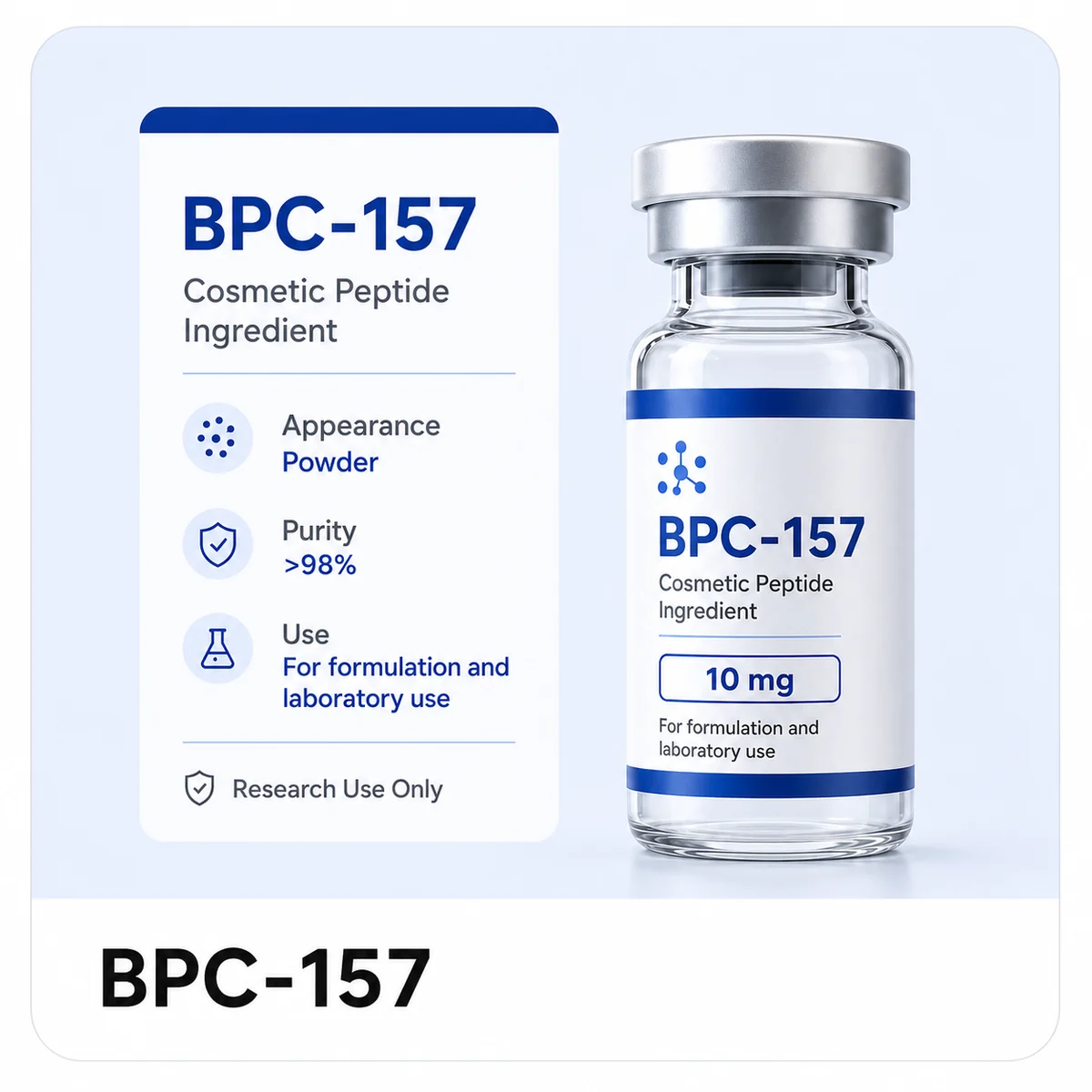 BPC-157 — material peptídico para consulta B2B