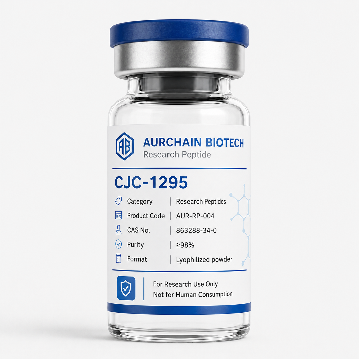 CJC-1295 peptide vial display