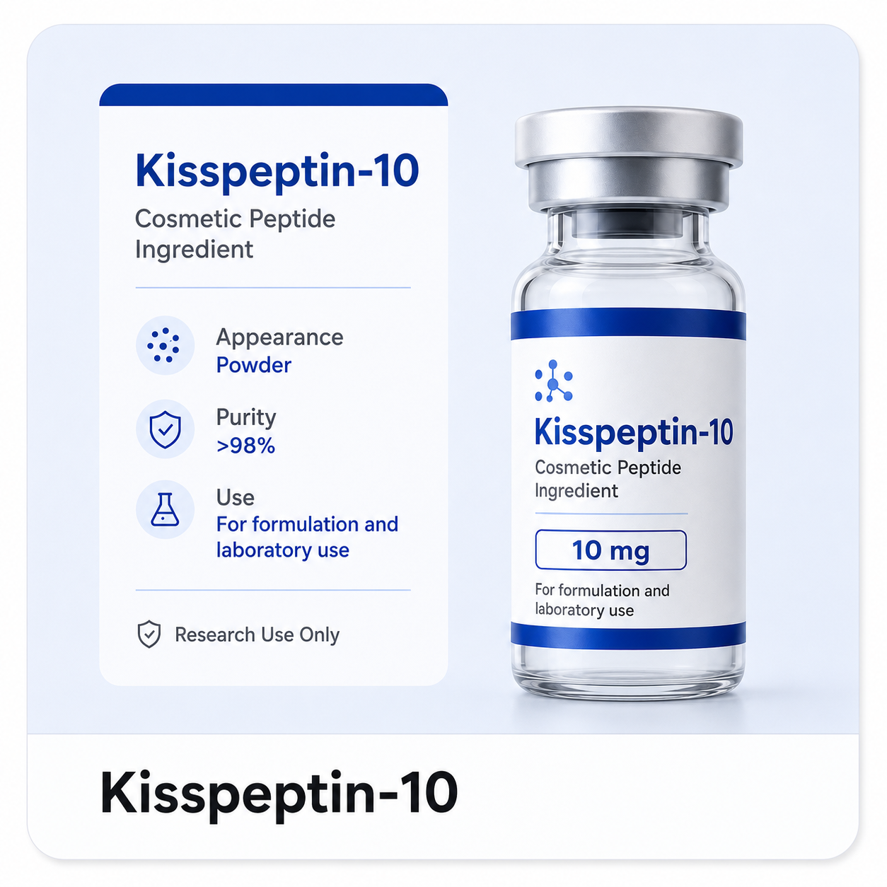 Kisspeptin-10 research peptide product