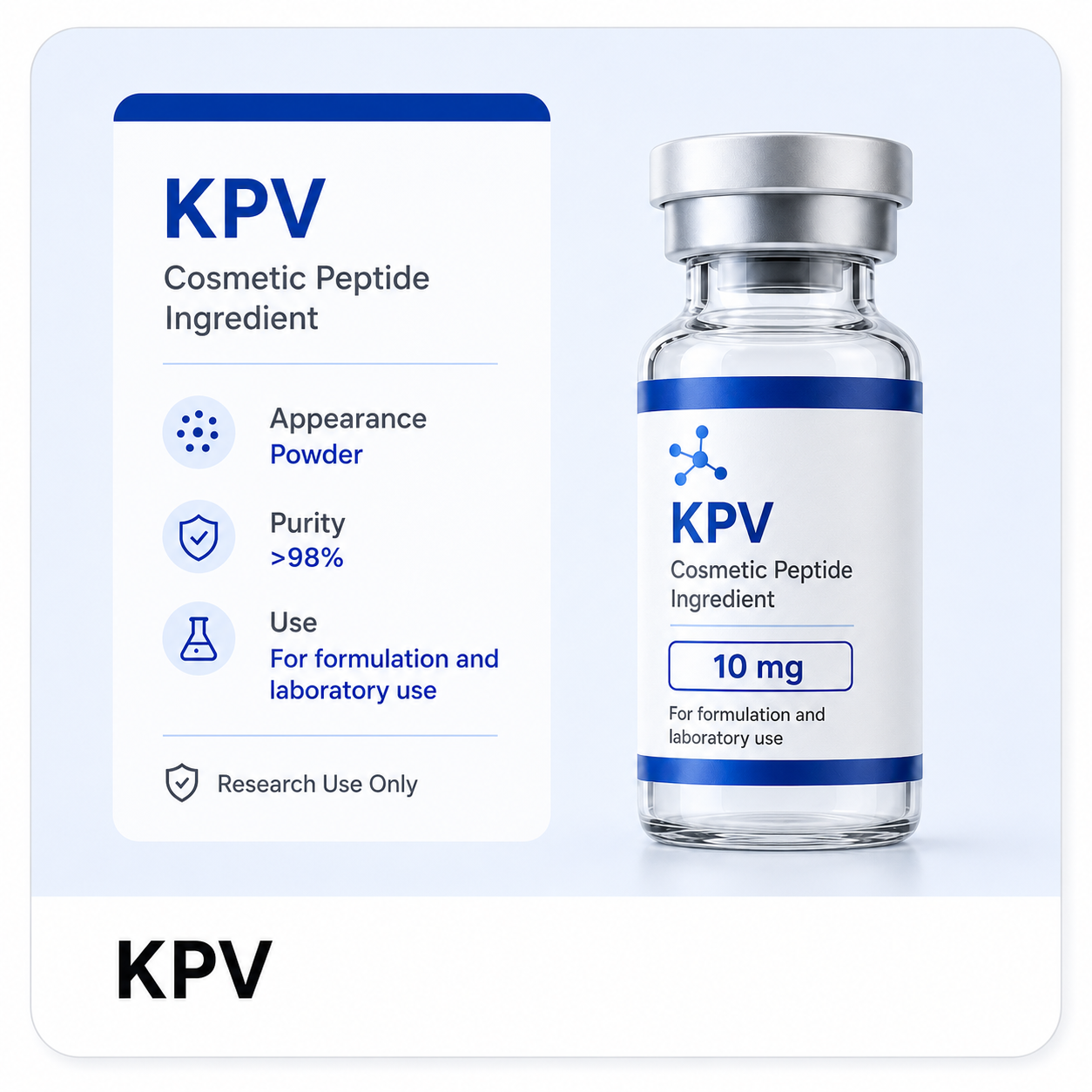 KPV research peptide product