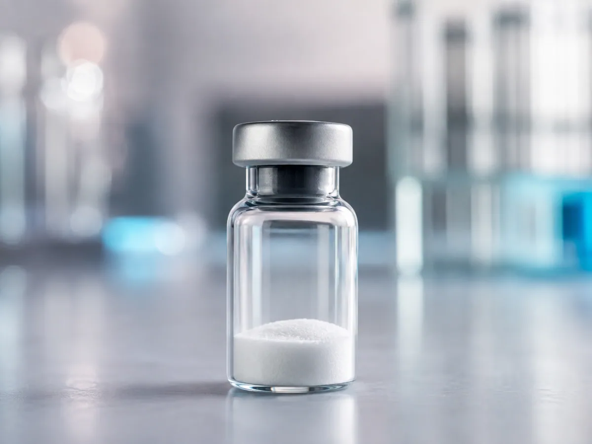 BPC-157 lyophilized peptide vial sample