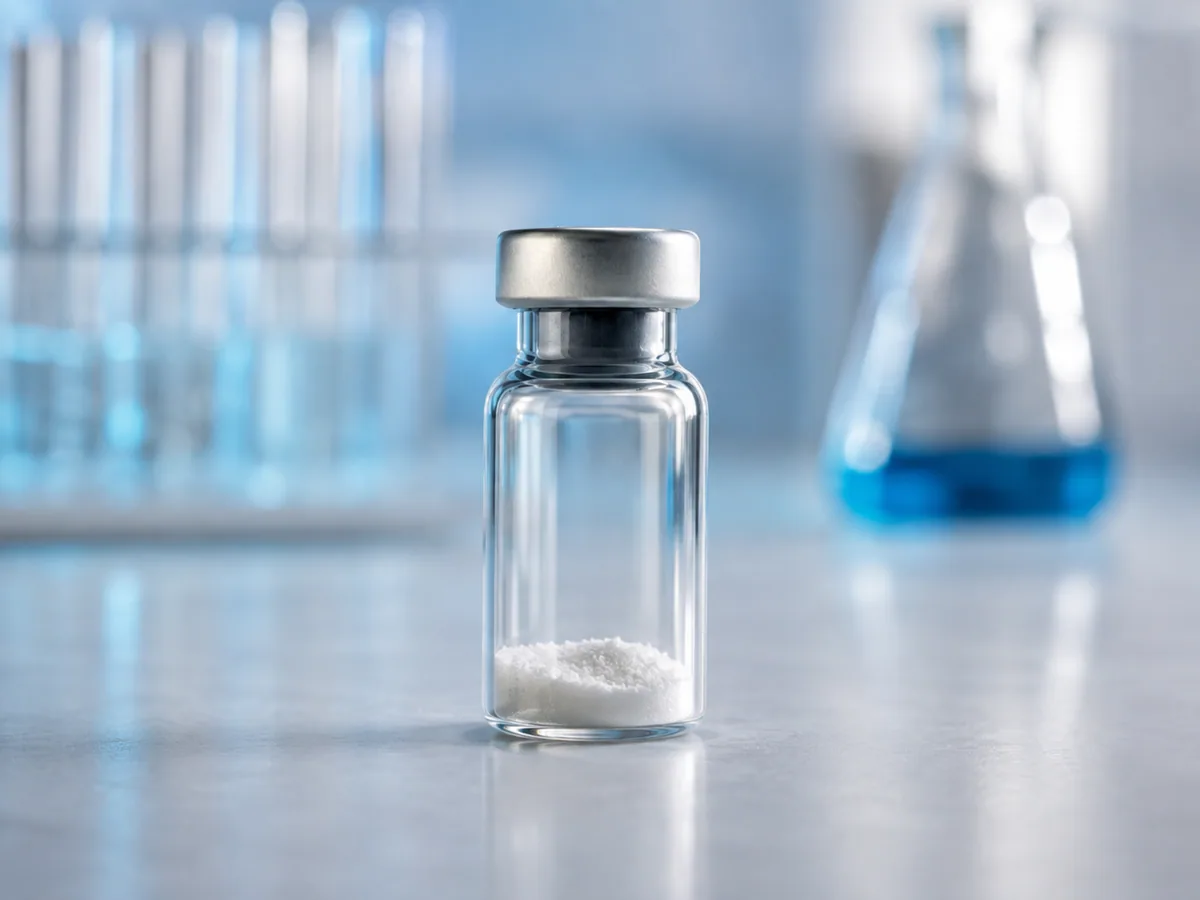 CJC-1295 DAC lyophilized peptide vial sample
