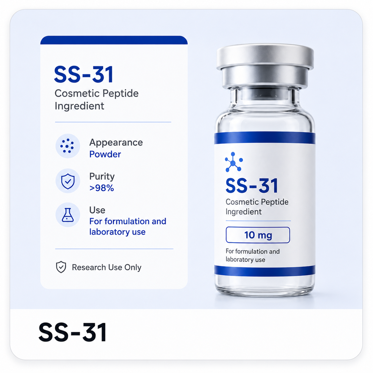 SS-31 research peptide product