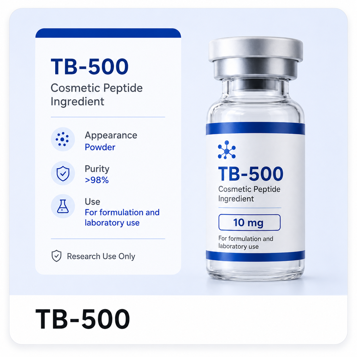 TB-500 research peptide product